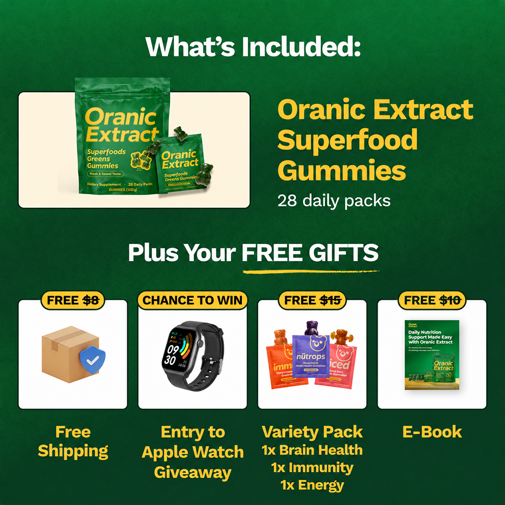 Oranic Extract Superfood Gummies