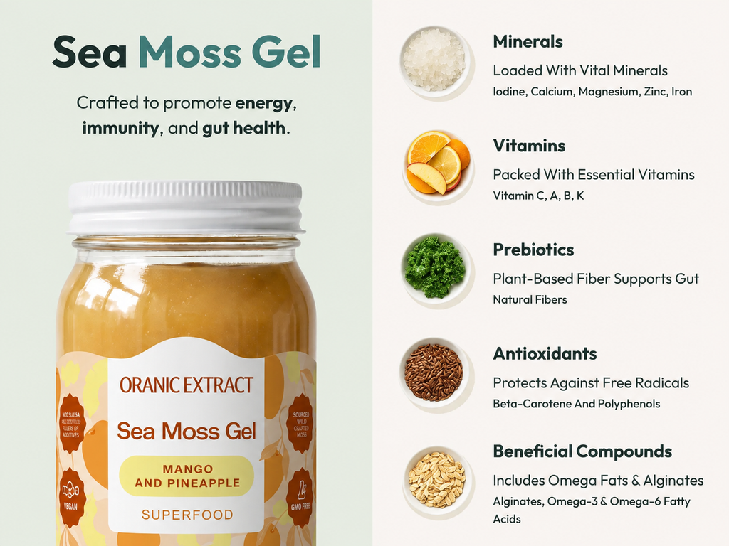 ORANIC EXTRACT® Sea Moss Gel Superfood