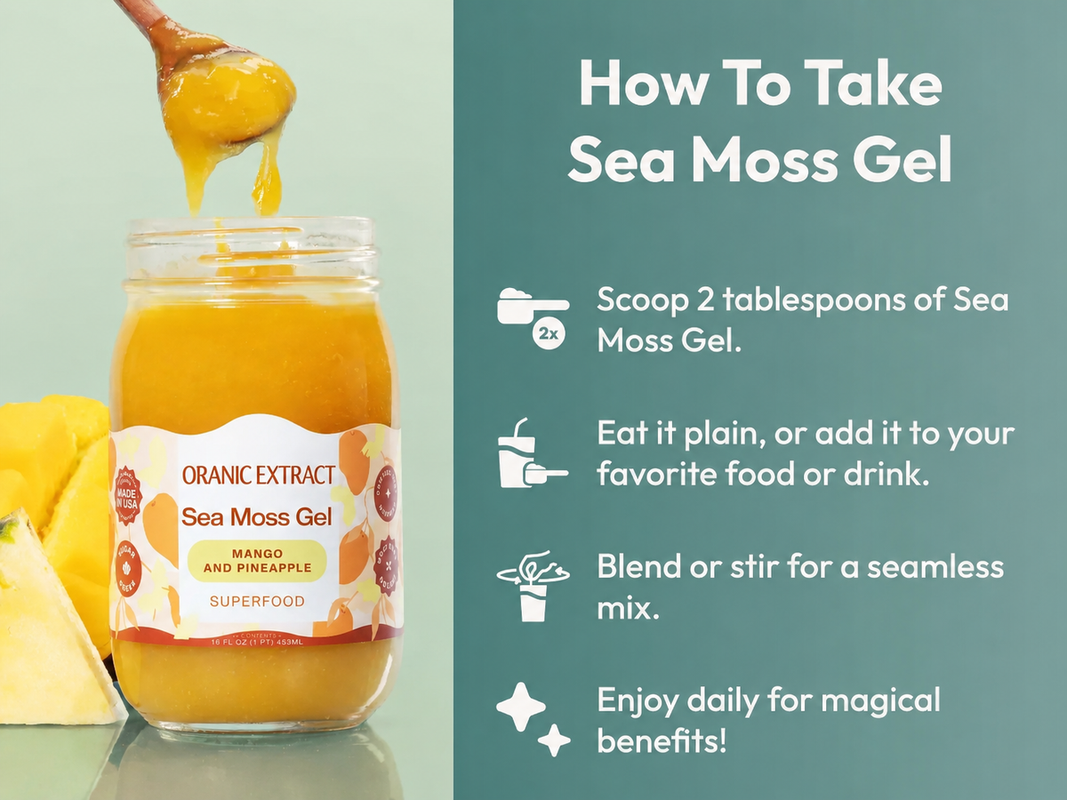ORANIC EXTRACT® Sea Moss Gel Superfood