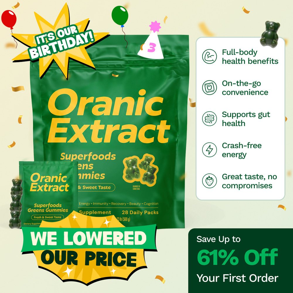 Oranic Extract Superfood Gummies